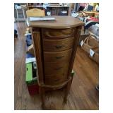 Jewelry chest 13inWx37inHx9inD
