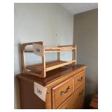 Wooden shoe rack