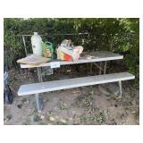 Lifetime picnic table- sprayers lot