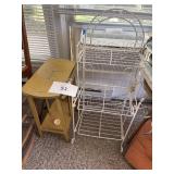 Small drop leaf stand