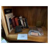 Books- money wrappers- lot