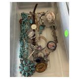Box of misc. jewerly