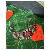 925 Floral braclet