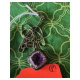 925 Amethyst necklace