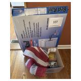 RMS bed rail NIB- 2 flags- batteries lot