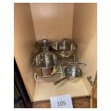 Cuisinart 4 pans & lids set