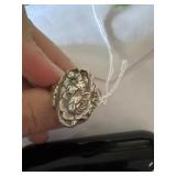 Sterling rose ring