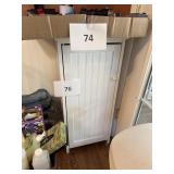 1 Door white cabinet 14inWx13inDx34inH