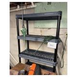 Plastic 5 shelving unit
