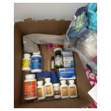 Misc box lot- vitamins lot