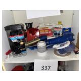 Shelf lot- rubber straps- hardware lot