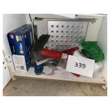 Filters- caulk gun- misc lot