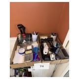 2- boxes office items