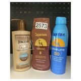 Coppertone-Jergens 3 items