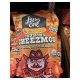 Lesser Evil crunchy cheezmos hot chedder misc bag