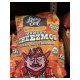 Lesser Evil crunchy cheezmos hot chedder misc bag