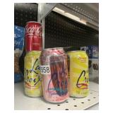 La Croix 6 cans 1 coca cola