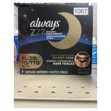 Always ZZZ period underwear XL/2XL 7 ct