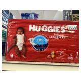 Huggies 32 diapers size 1