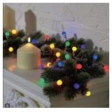 8 Funct. frosted berry lights 2-120ct multi color