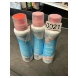 Secret deodorant spray 3 cans