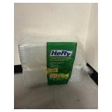 Hefty hinged lid containers 125 ct