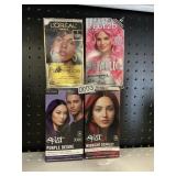 4- Packs of hair color