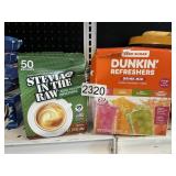 Stevia 50packs-Dunkin drink mix 30ct