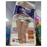 Always discreet L 24 ct womens underwear