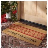 Holiday doormat Merry Christmas