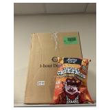 Lesser Evil crunchy cheezmos hot chedder misc box