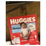 Huggies 96 diapers size 1