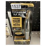 Microtouch Titanium max hair trimmer