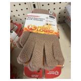 Heat Logic  knit gloves on size women 4 ct