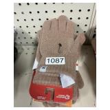 Heat Logic  knit gloves on size women 4 ct