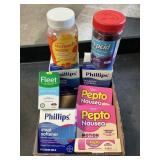 Stomach meds lot of 7 items