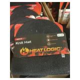 Heat Logic thermal knit hat black   3 ct-mens