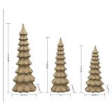 Set of 3 decrotive resin trees