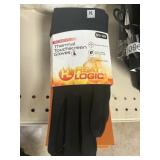 Heat Logic  knit gloves on size women 4 ct