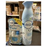 Febrez air spray 1 can 1 plug in refill