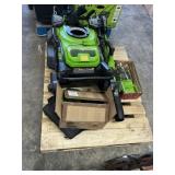 Greenworks pro snowblower USED