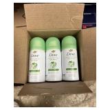 Dove dry spray deodorant 24-1 oz cans