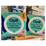 Opill daily oral contraceptive 2-84 ct 1-28 ct
