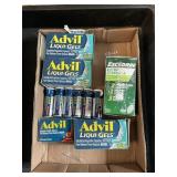 Advil- Excedrin lot of  11 items