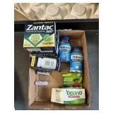 Zantac 360-Rolaids-Tums-Beano lot of 9 items