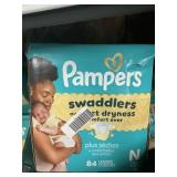 Pampers 84 diapers size NB