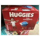 Huggies 120 diapers size 4