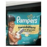 Pampers 84 diapers size NB