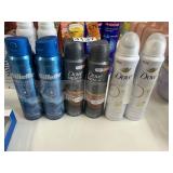 Gillette-Dove dry spray 6 cans