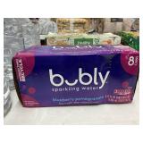 Bubly sparkling water 8 cans